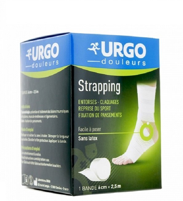 urgo-douleurs-strapping-1.jpg Urgo Strapping 2.5M*10Cm – Image 1