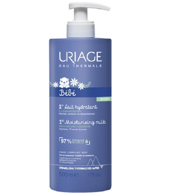 uriage-bebe-1er-lait-hydratant-500ml.jpg Uriage Bébé – 1er Lait Hydratant – 500 ml – Image 1