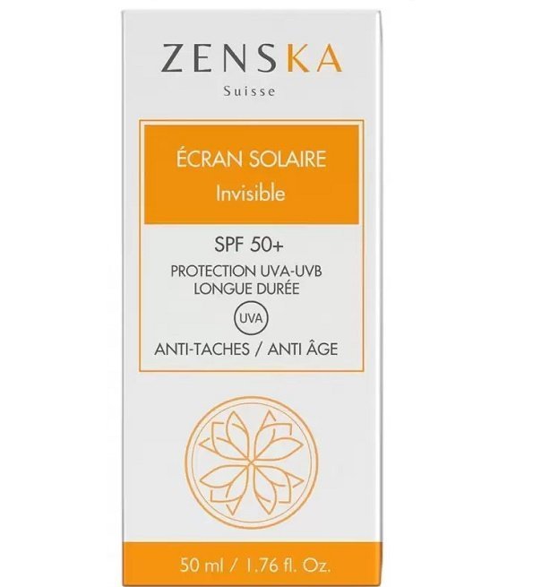 zenska-ecran-solaire-invisible-spf50-50ml.jpg ZENSKA ÉCRAN SOLAIRE INVISIBLE – 50ml – Image 1