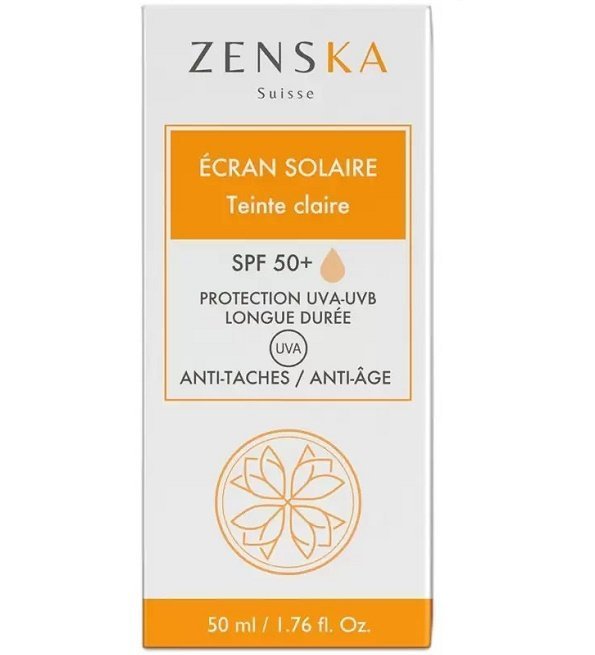 zenska-ecran-solaire-teinte-claire-spf50-50ml.jpg ZENSKA ÉCRAN SOLAIRE TEINTE CLAIRE – 50ml – Image 1